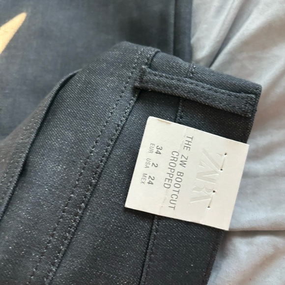 Zara Bootcut Cropped Pants - Picture 3 of 4